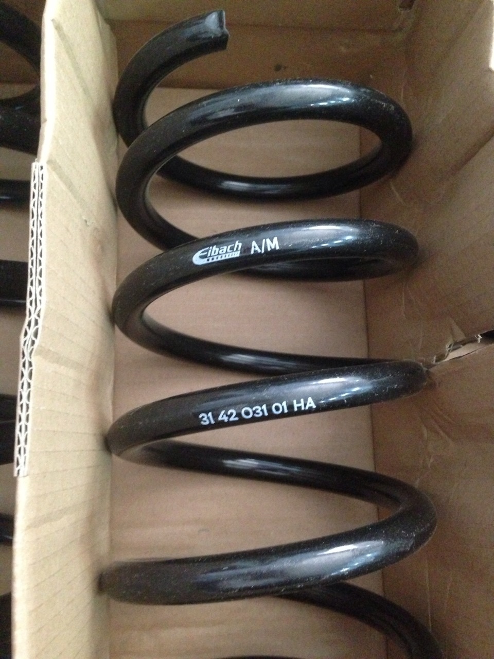 🎁 Установка 4 lift-kit пружин Eibach 5