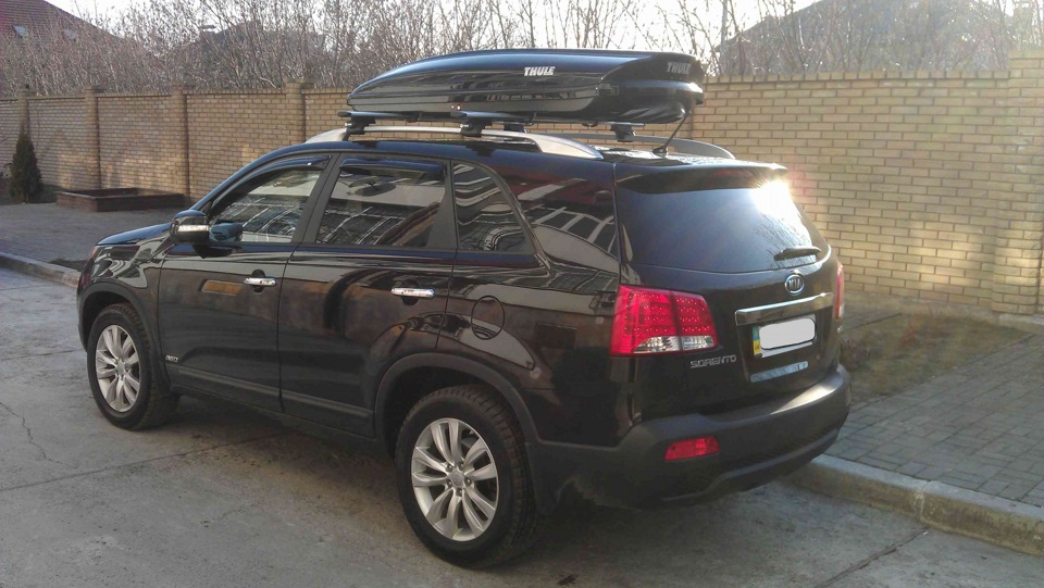 Thule бокс і поперечки 5