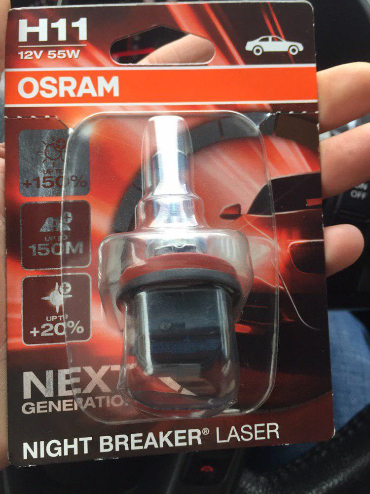 Лампочки Osram Night Breaker Laser у ближній 1
