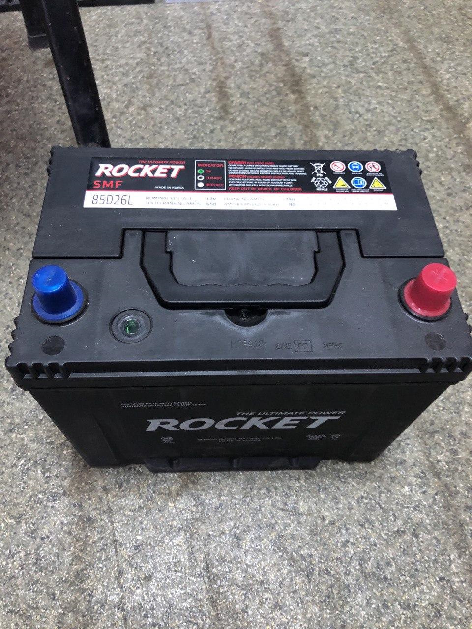 Заміна старого акумулятора на Rocket 80 1