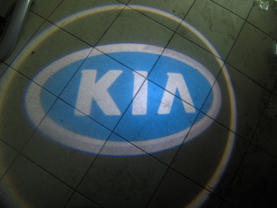 KIA logo Ghost Shadow Laser Projector Door Lamps LED light 5