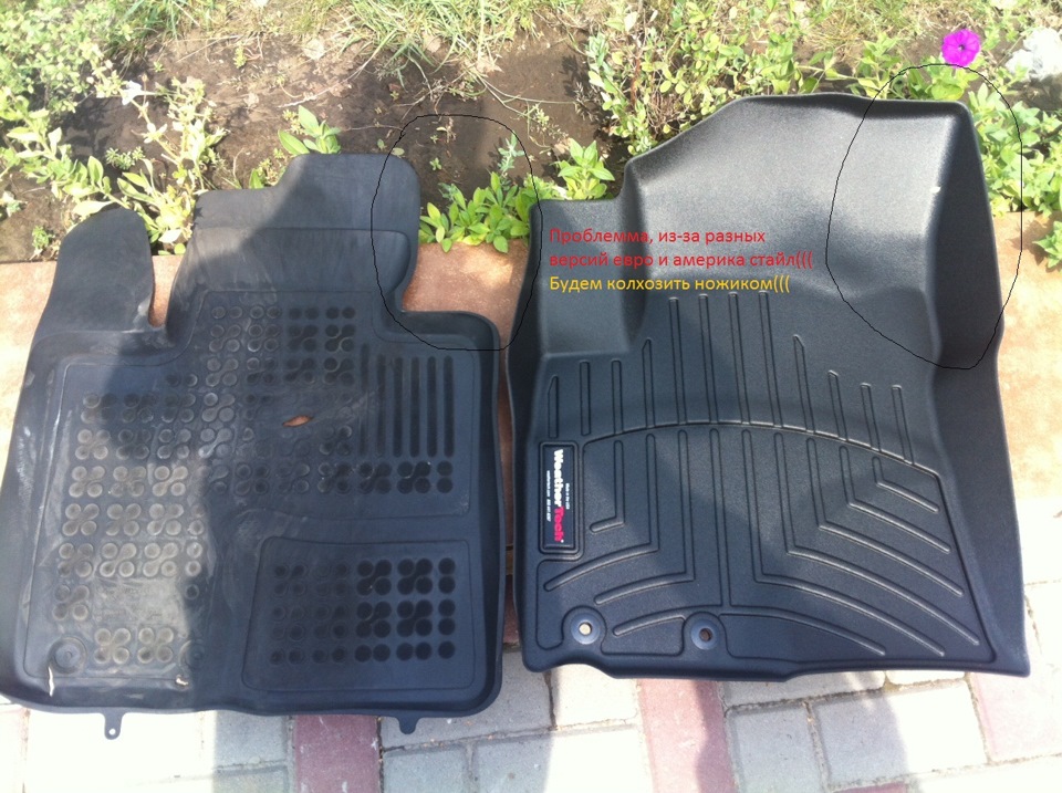 _= WeatherTech Custom Fit Front FloorLiner =_ коротше килимки =) 3