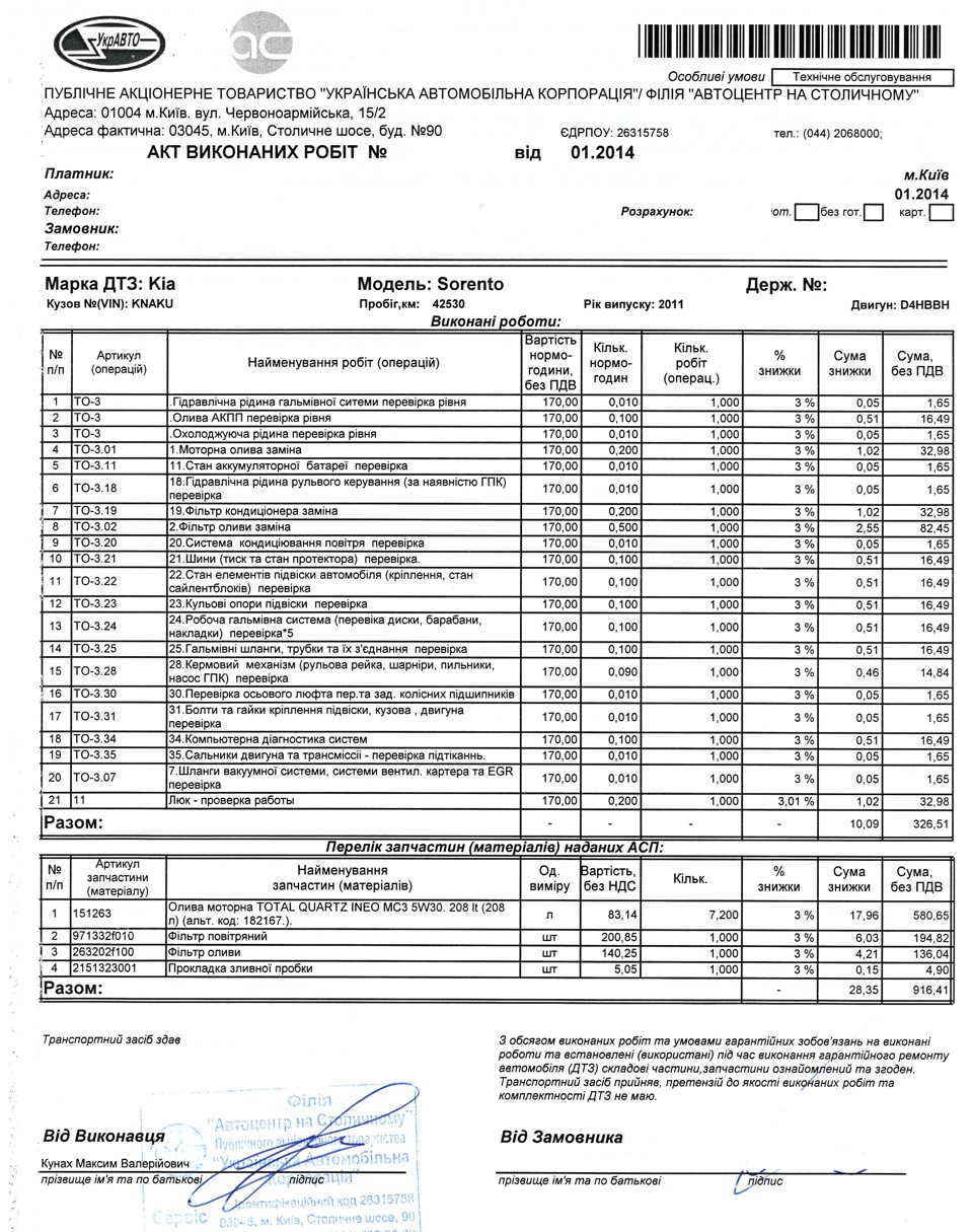 Зробив ТО-45000 1