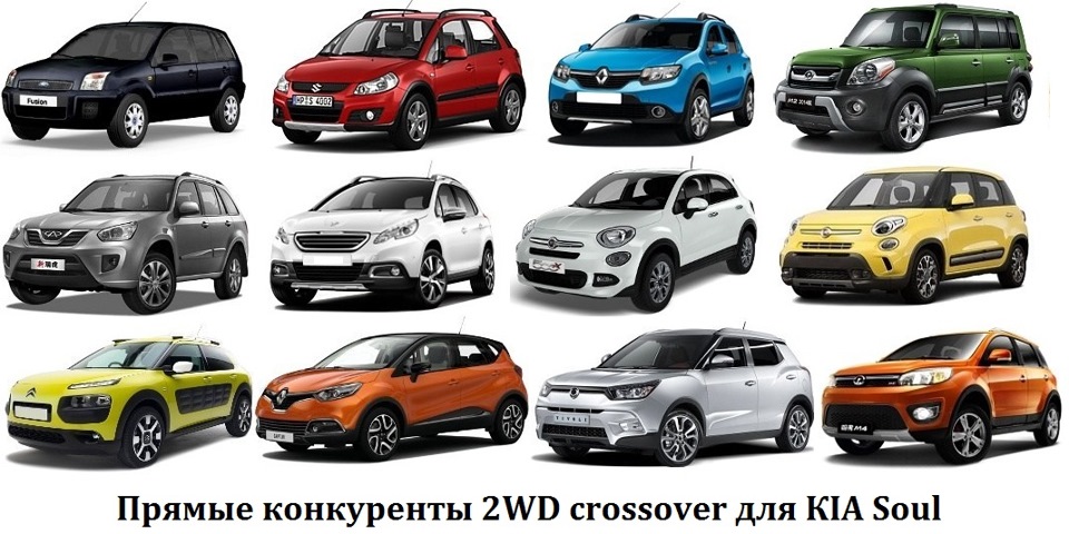 ⚔ Конкуренти KIA Soul (повний список) 2