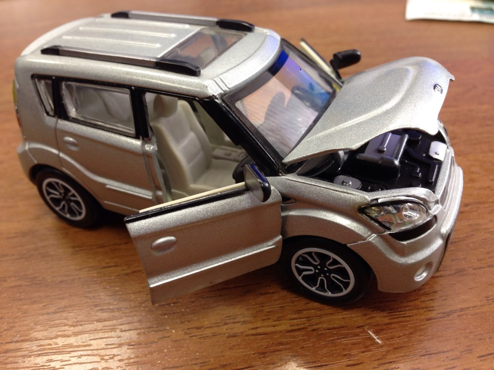 🚙 Моделька-іграшка KIA Soul 1:43 від Welly 5