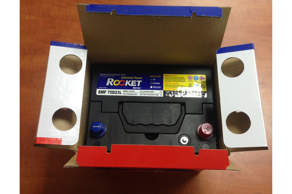 🔋 Новий Акумулятор Rocket 75D23L 65AH JR+ 580A (Ю.Корея) ⊖⬛⊕ 3