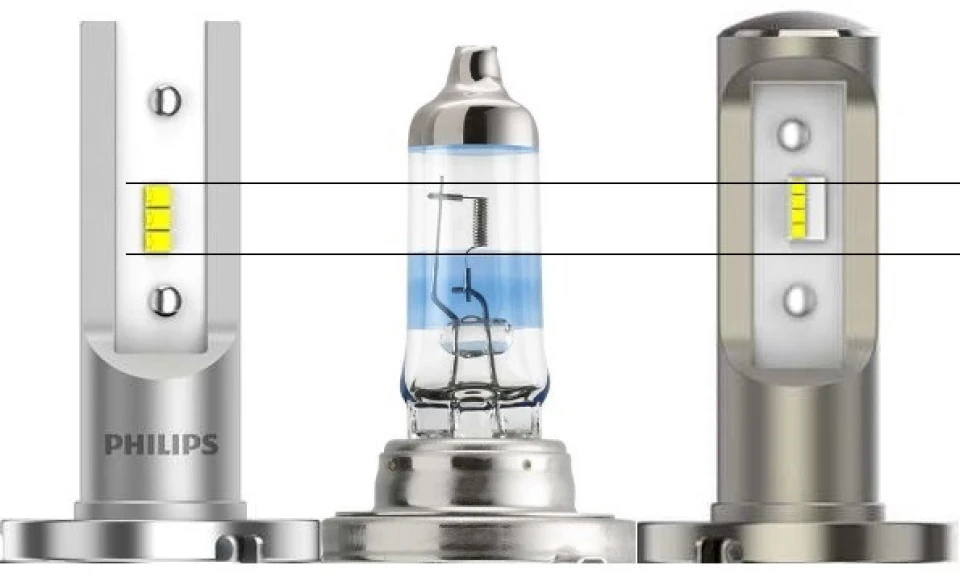 💡 Philips Ultinon LED H7 (+160%) 6200К 👎