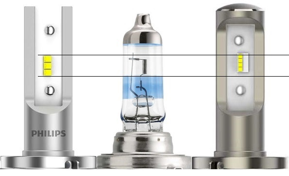 💡 Philips Ultinon LED H7 (+160%) 6200К 👎 1