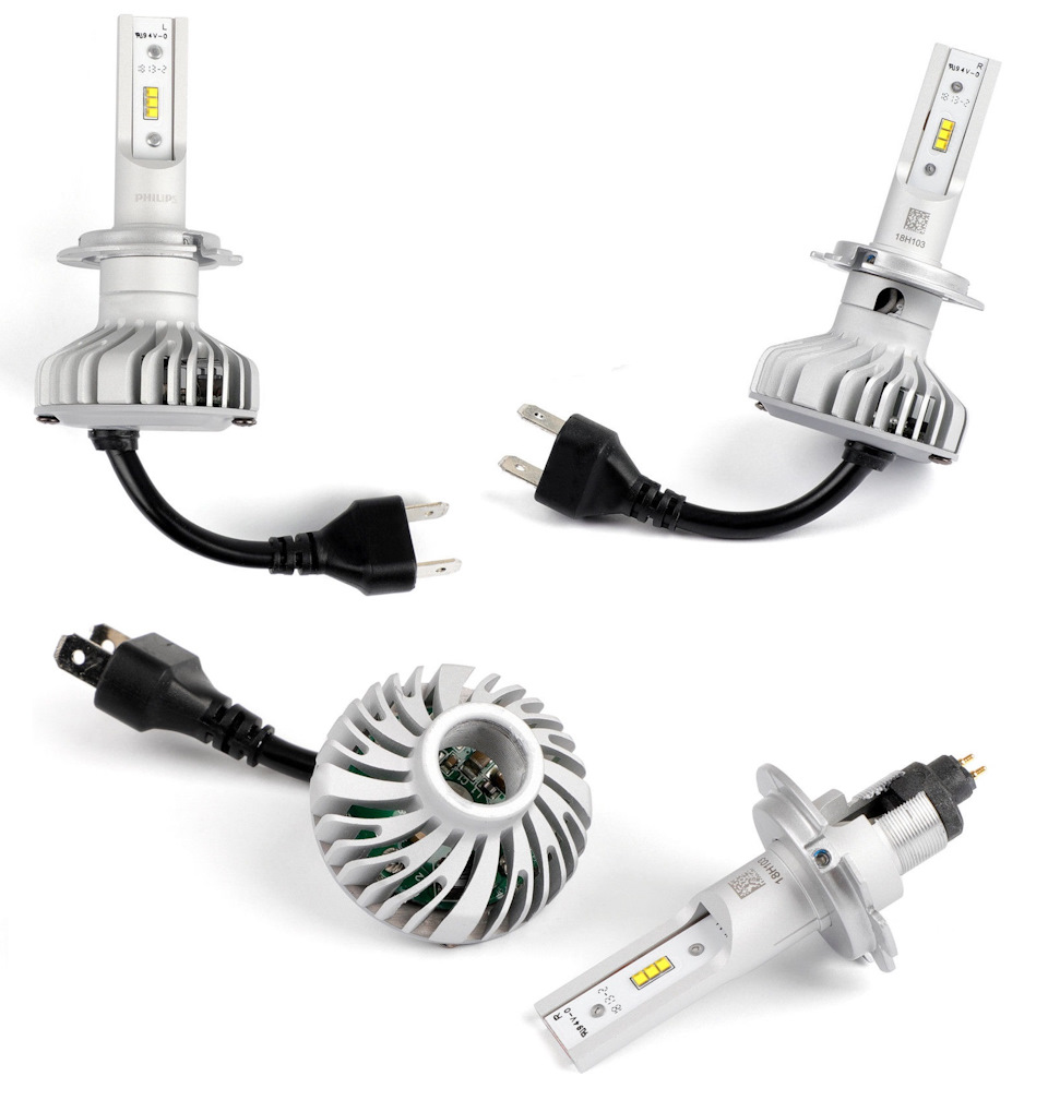 💡 Philips Ultinon LED H7 (+160%) 6200К 👎 2