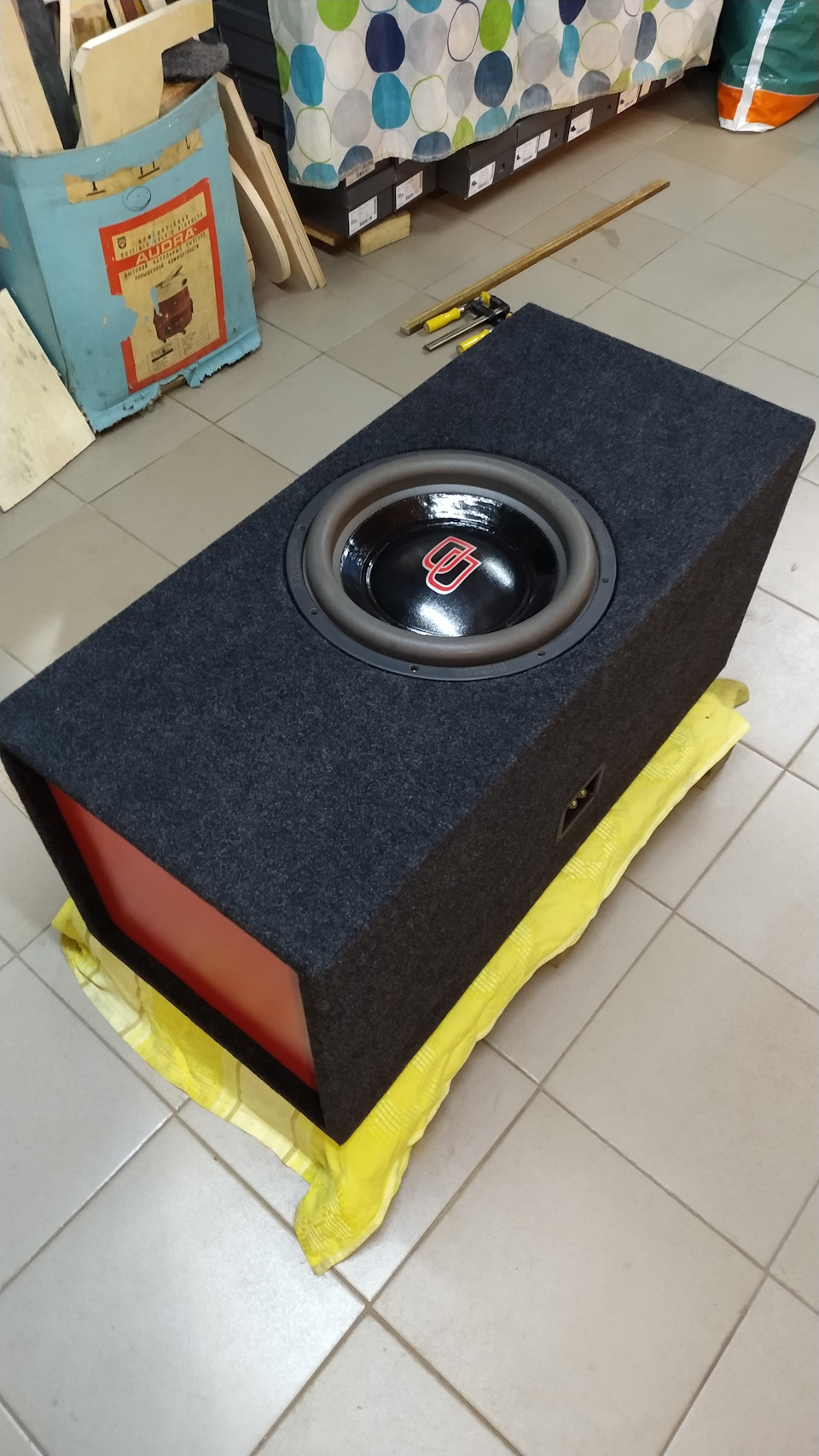 Марафети від карпету ... Готовий ящик під DD-3512. 1