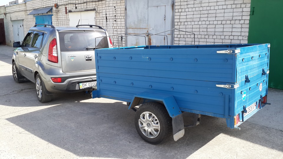 KIA Soul і причіп =) ( кардинальне збільшення багажника =)) 2