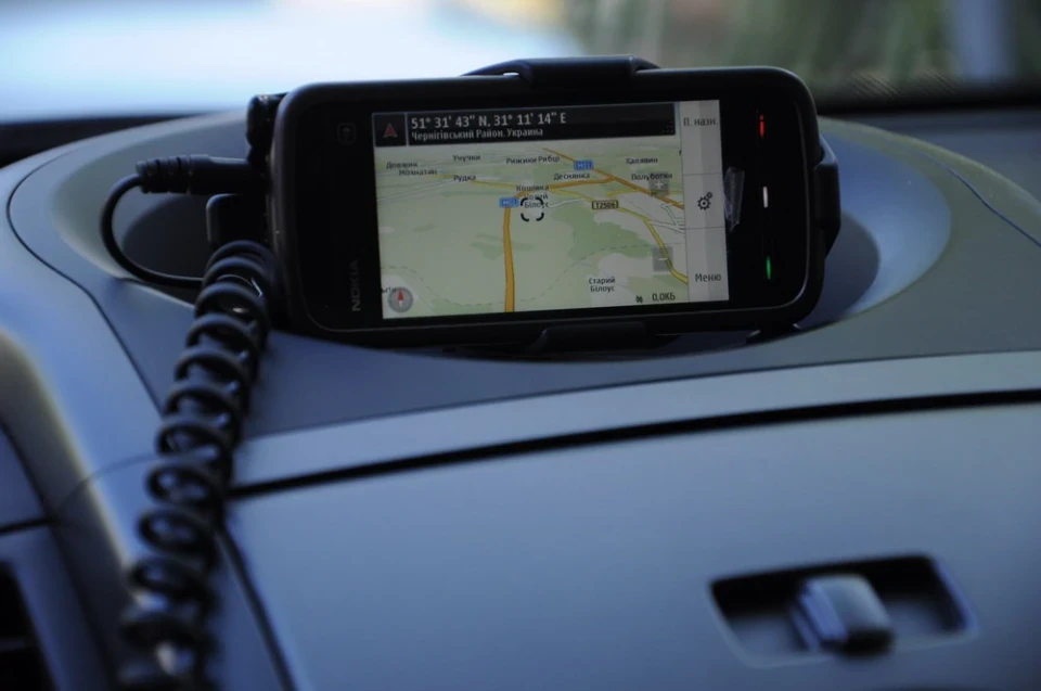 Місце для GPS шляху водія