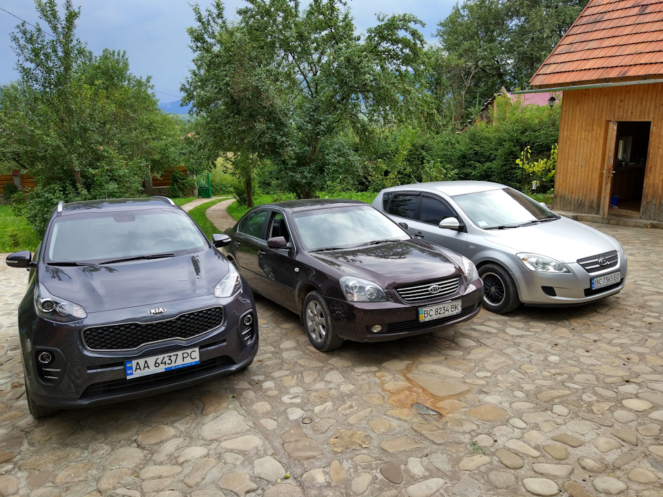 KIA Club у зборі! На виїзді з друзями в Карпатах. Порівняння КІА. 1