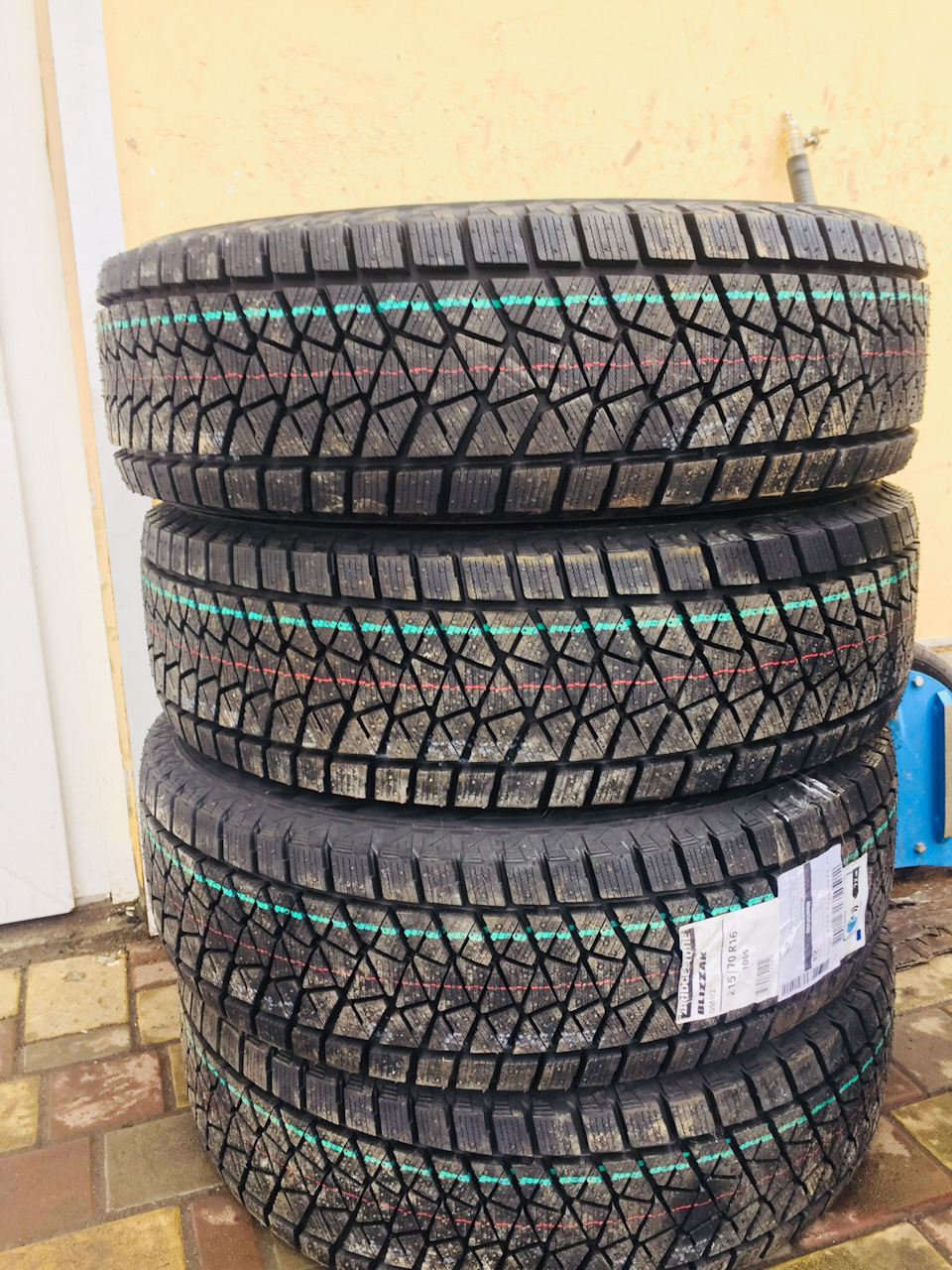 Установка Bridgestone blizzak DM-V2. 4