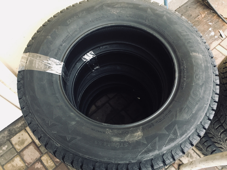Установка Bridgestone blizzak DM-V2. 2
