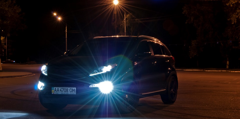 Фото ксенона в ПТФ 5000к 2