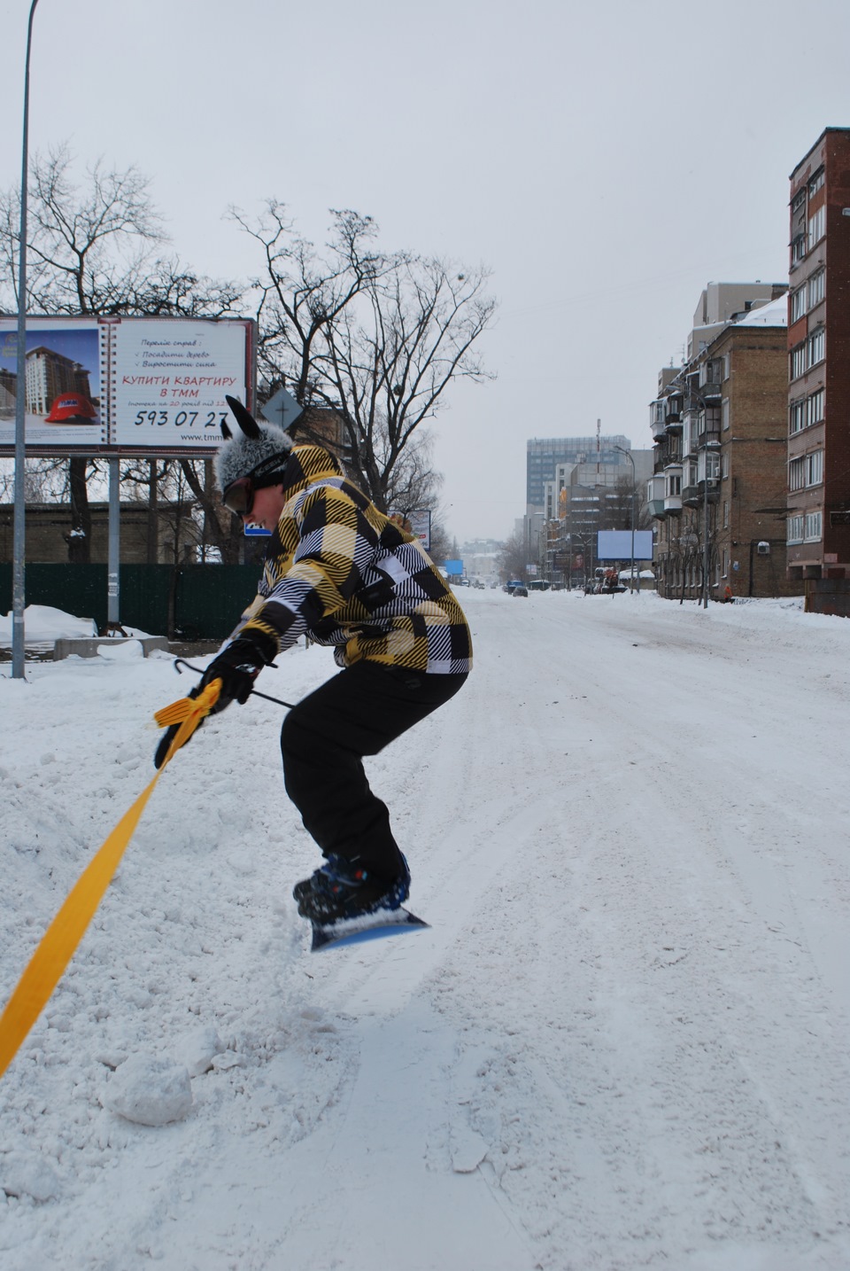 По Киеву на Snowboard!) 2