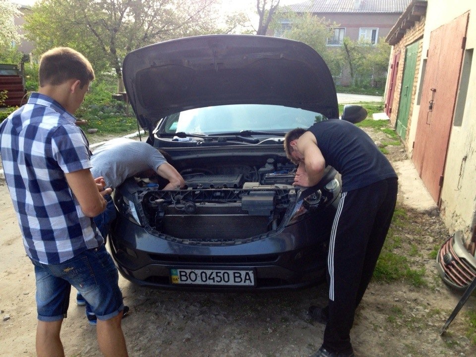 замінив лампу габаритів! 2