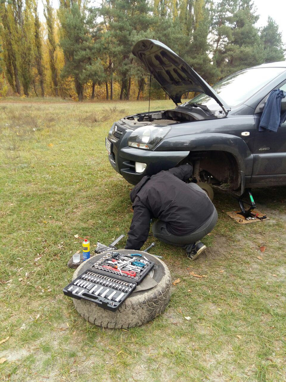 Лопнув гальмівний шланг 1
