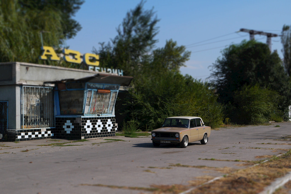 Фотосет на старой АЗС 4