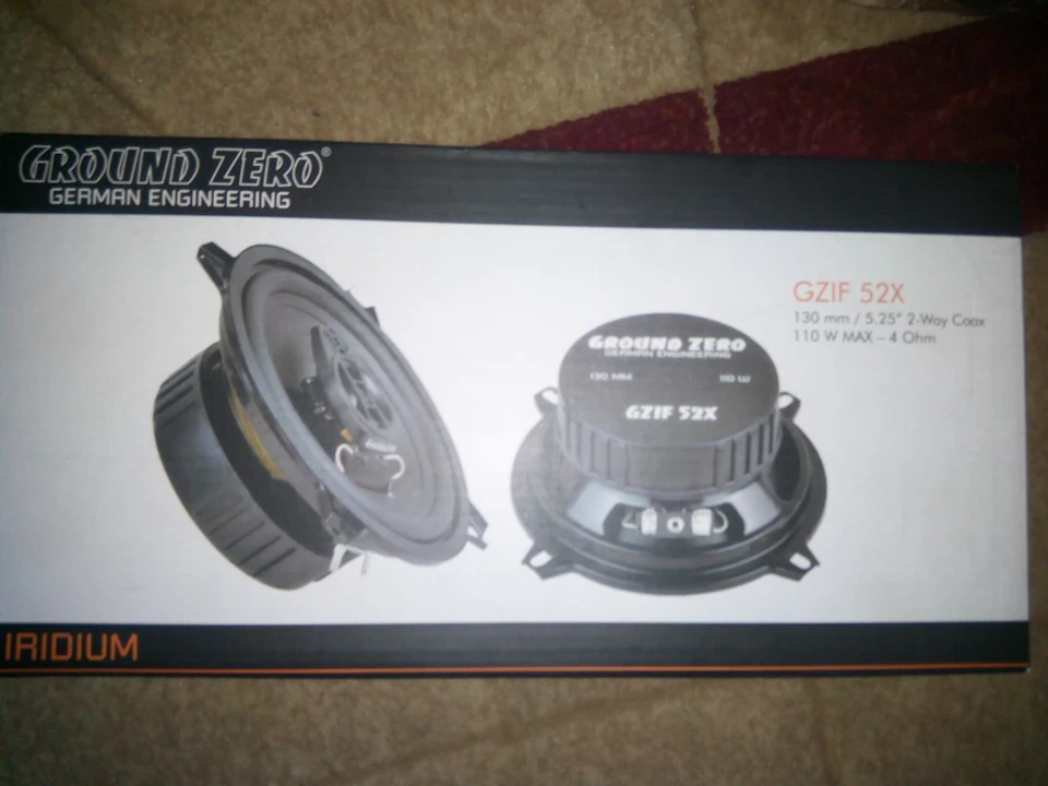 Купив колонки Ground Zero GZIF 52X