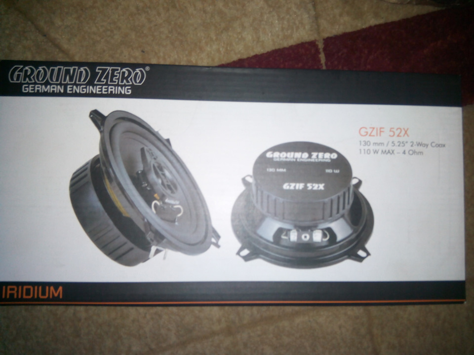 Купив колонки Ground Zero GZIF 52X 1
