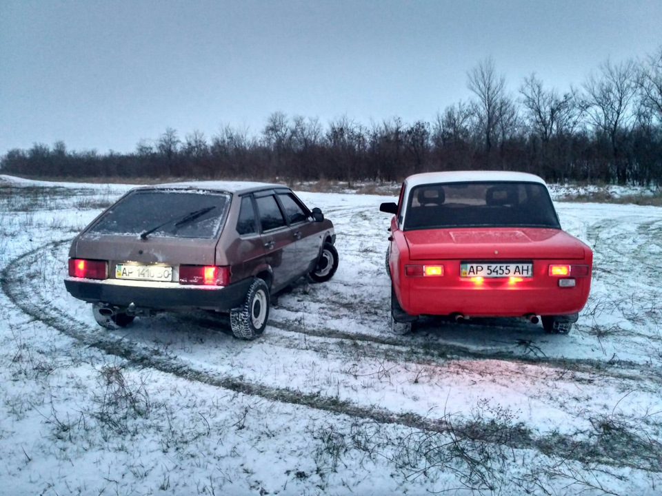Перший сніг і перші покотушки. 4