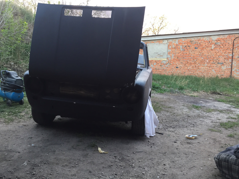 Процес підготовки до фарбування 4