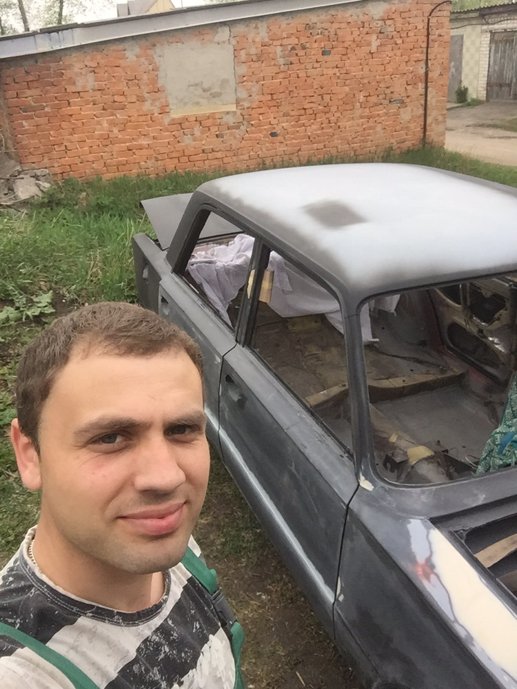 Процес підготовки до фарбування 5