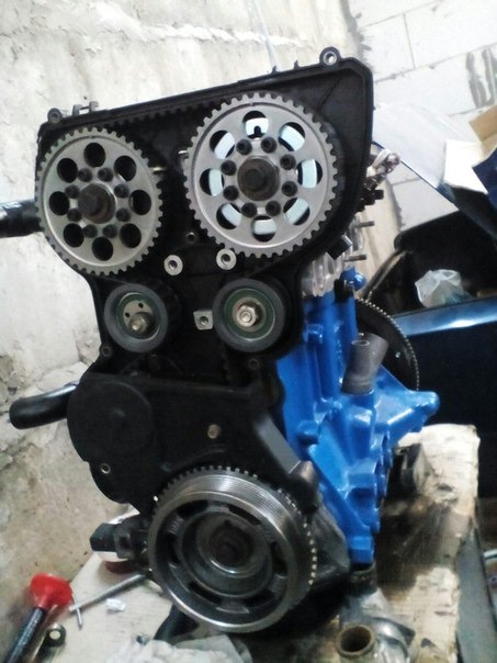 Установка мотора 16v 1