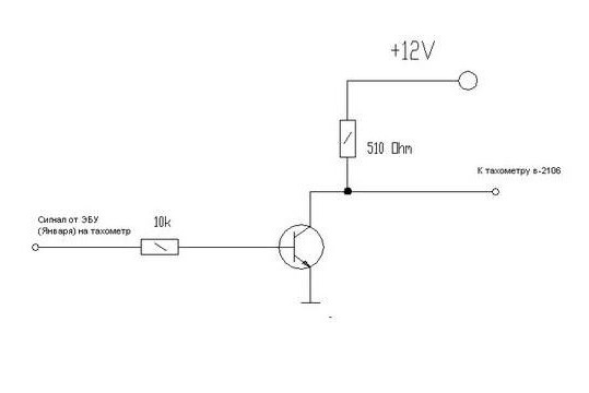 Переробка тахометра TX193 під інжектор 2