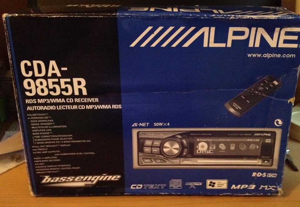 Alpine CDA-9855r 1