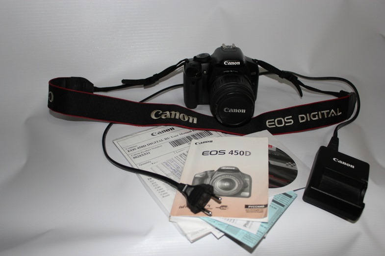 Продам свою дзеркалку Canon 450D 18-55 KIT 1