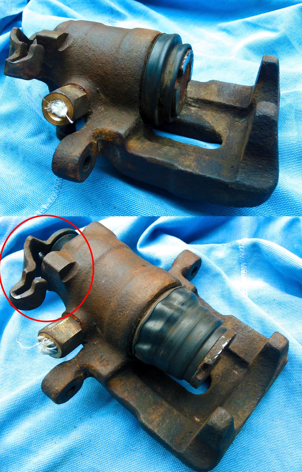 Ремкомплект заднього супорта Lucas VW B4 3