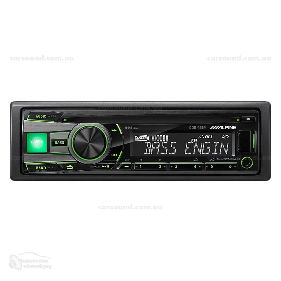 Ще одне оновлення CD/MP3-ресивер Alpine CDE-181R