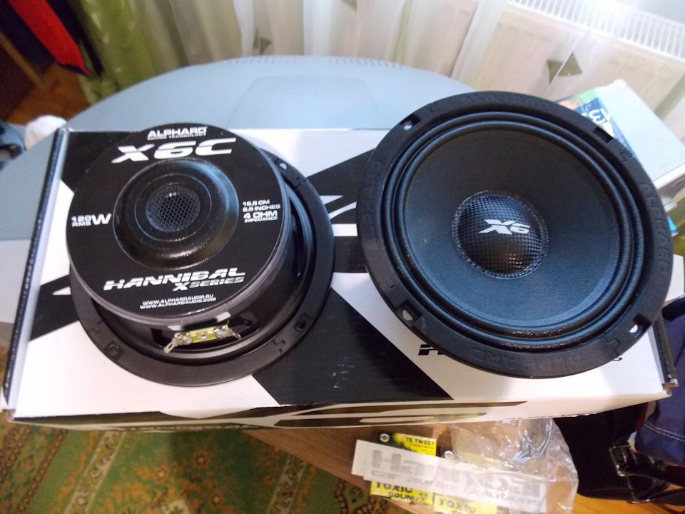 Правильний фронт, Alphard X6C + твітери ULTIMATE AUDIO 5