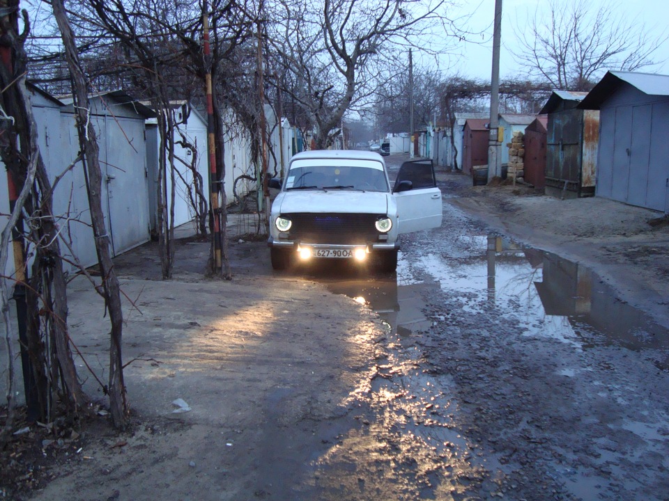 фари від ниви 21213 і Біксенон h4 6000k 2