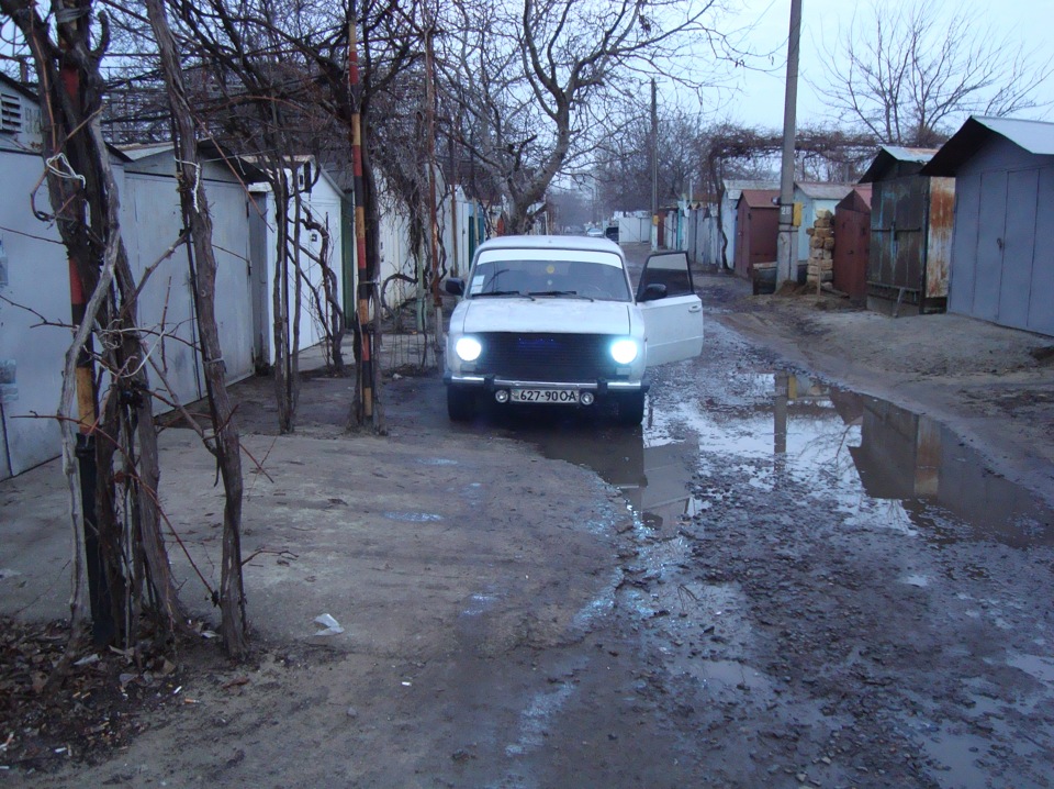фари від ниви 21213 і Біксенон h4 6000k 5