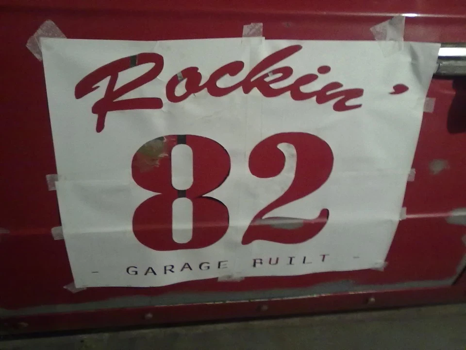 Hot Rod Door Art