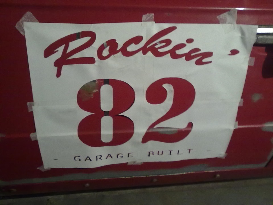 Hot Rod Door Art 1