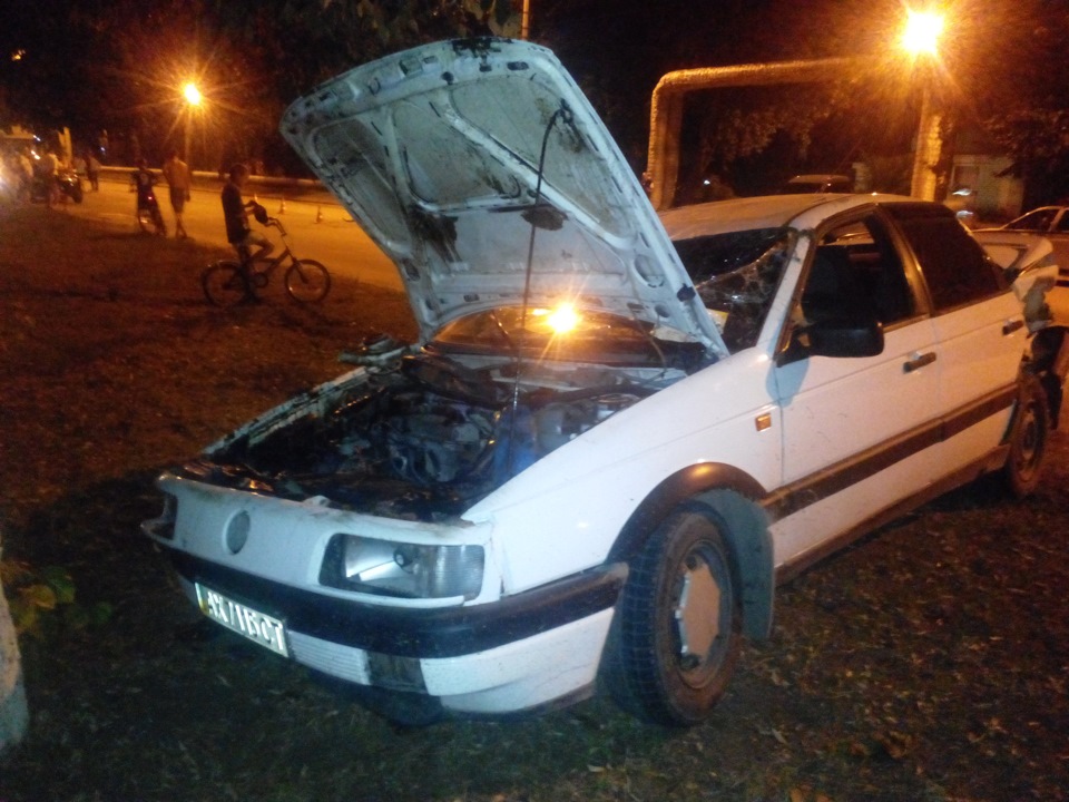 потрапив в аварію( 5