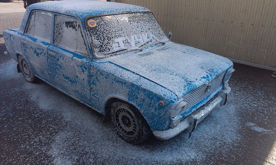 Мою Тучку на мойке самообслуживания 1