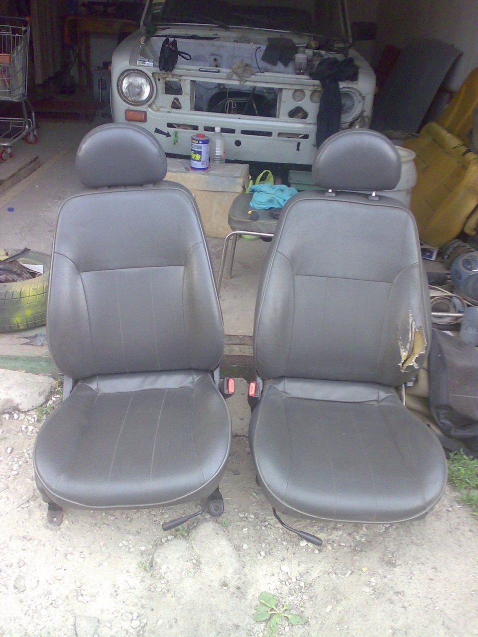 купівля сидінь з daewoo lanos у шкірі :) 2