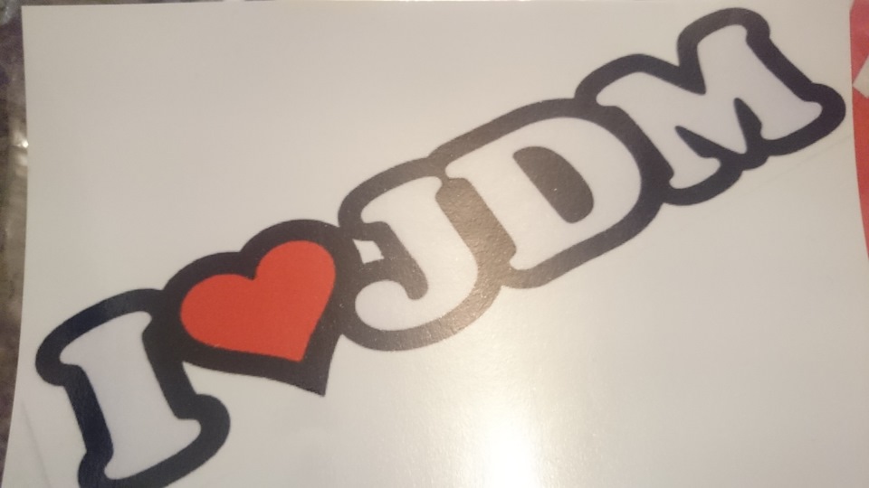 Нарешті прийшли стікери JDM 3