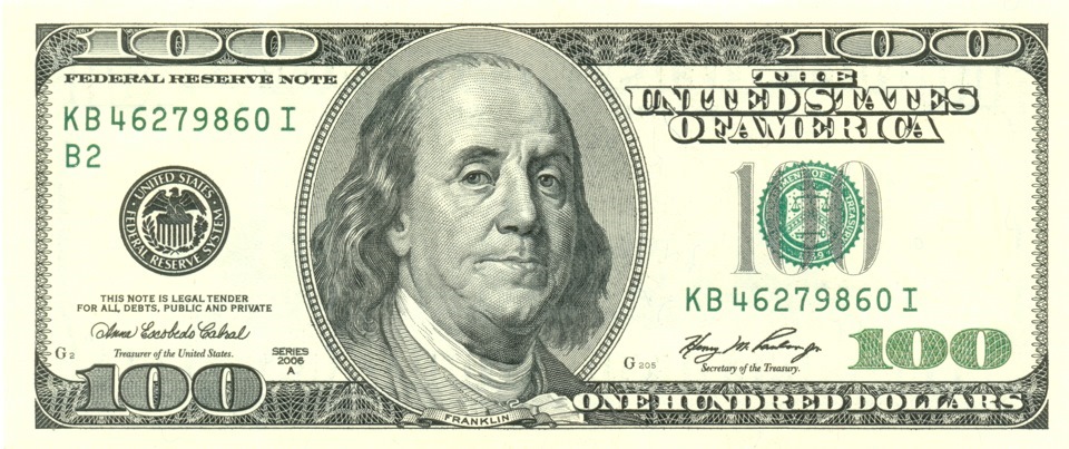 100 =) 1
