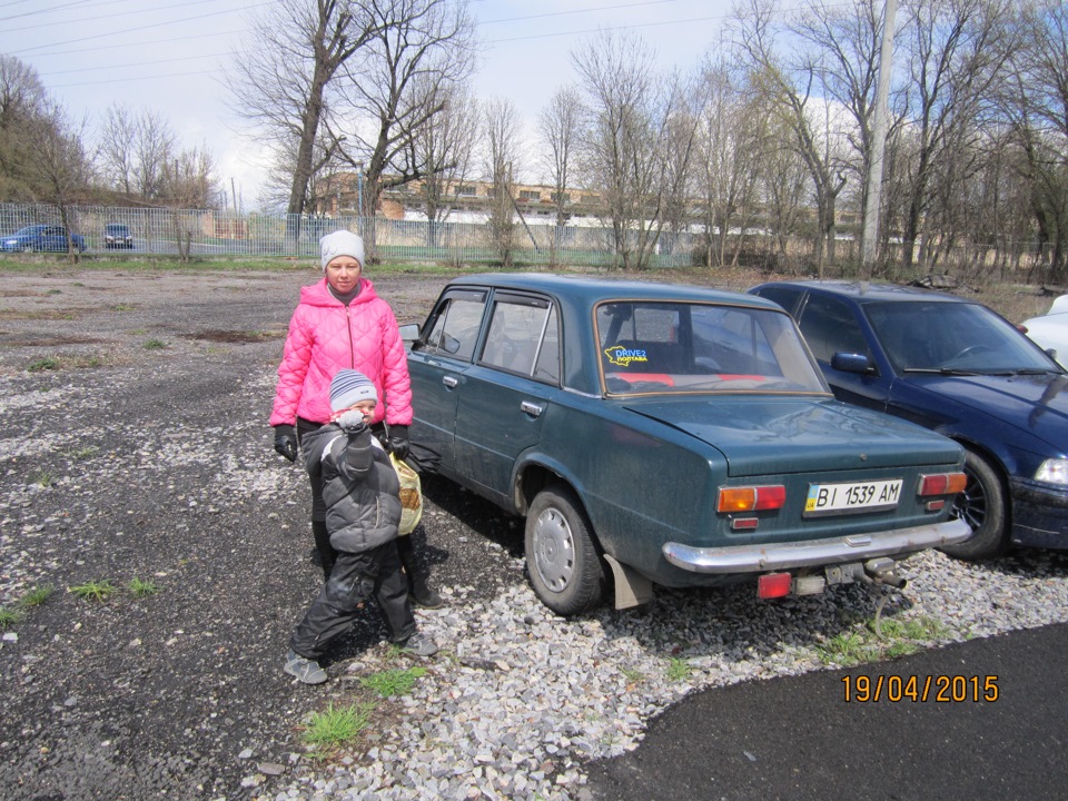 Моя сім'я на картодромі Лтава 1