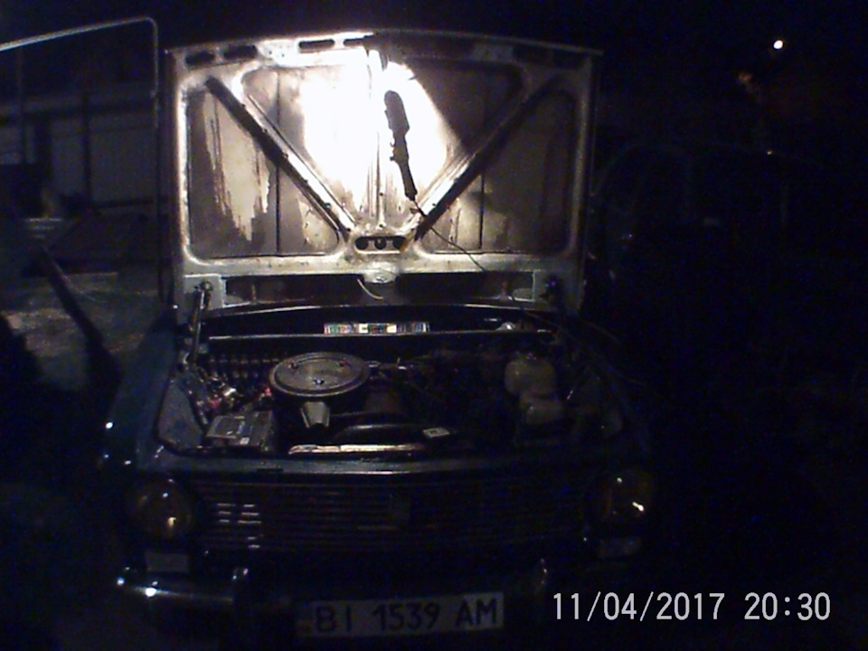 Потік масла на двигуні. 1
