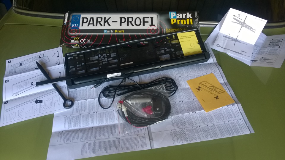Парктронік у номерній рамці ParkProfi (Німеччина) 1