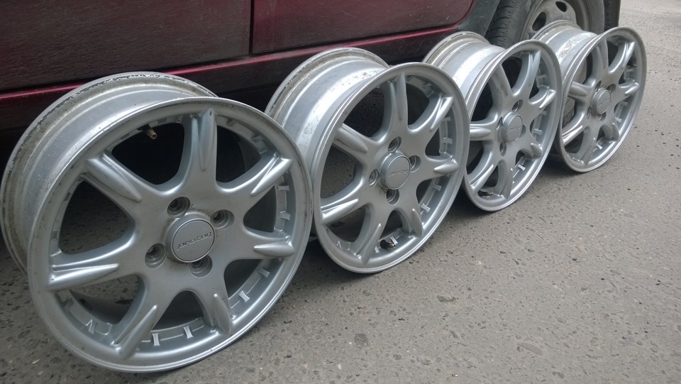 Продано титани Proton R14 4x100 6J ET46 2