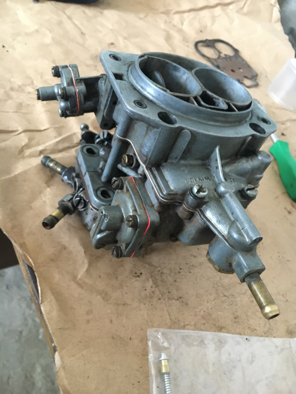 Перебрав карбюратор Weber 3